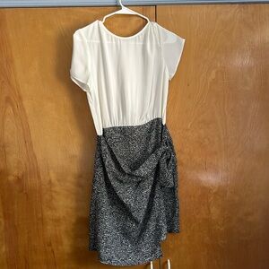 Never worn, Express dress, black & white, size medium